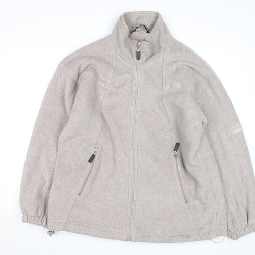 Mountain Pass Men's Beige Fleece Full Zip Jacket Size L