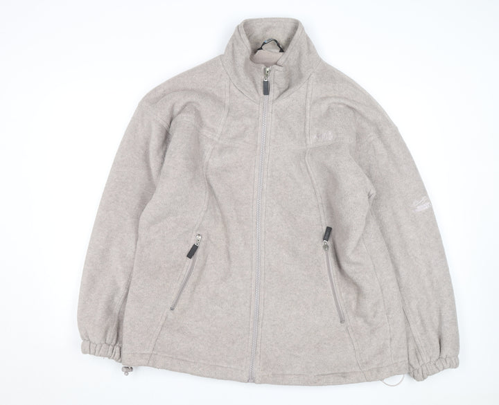 Mountain Pass Men's Beige Fleece Full Zip Jacket Size L