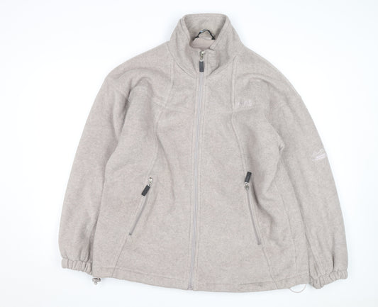Mountain Pass Men's Beige Fleece Full Zip Jacket Size L
