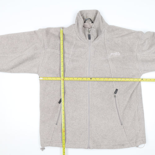 Mountain Pass Men's Beige Fleece Full Zip Jacket Size L
