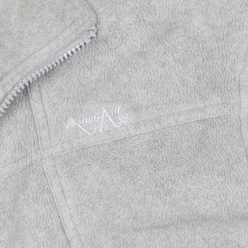 Mountain Pass Men's Beige Fleece Full Zip Jacket Size L