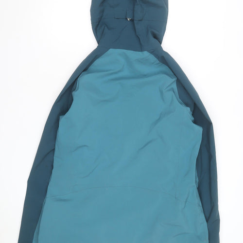 Regatta Women Blue Waterproof Hooded Rain Jacket Size 14