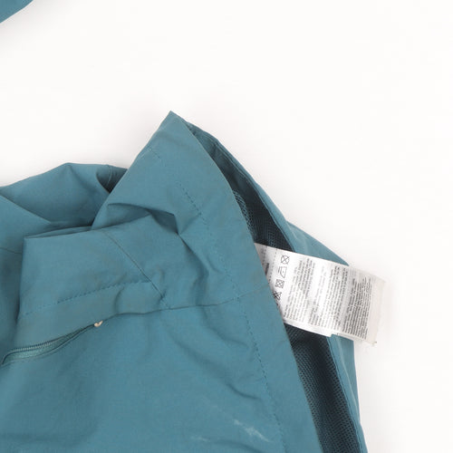 Regatta Women Blue Waterproof Hooded Rain Jacket Size 14