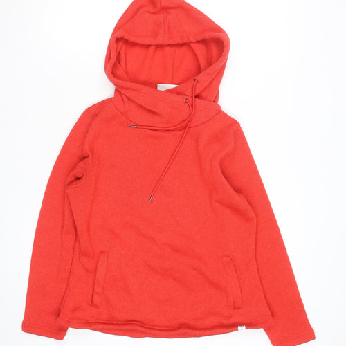 TOG24 Womens Red Pullover Hoodie Size 12 Polyester Fleece