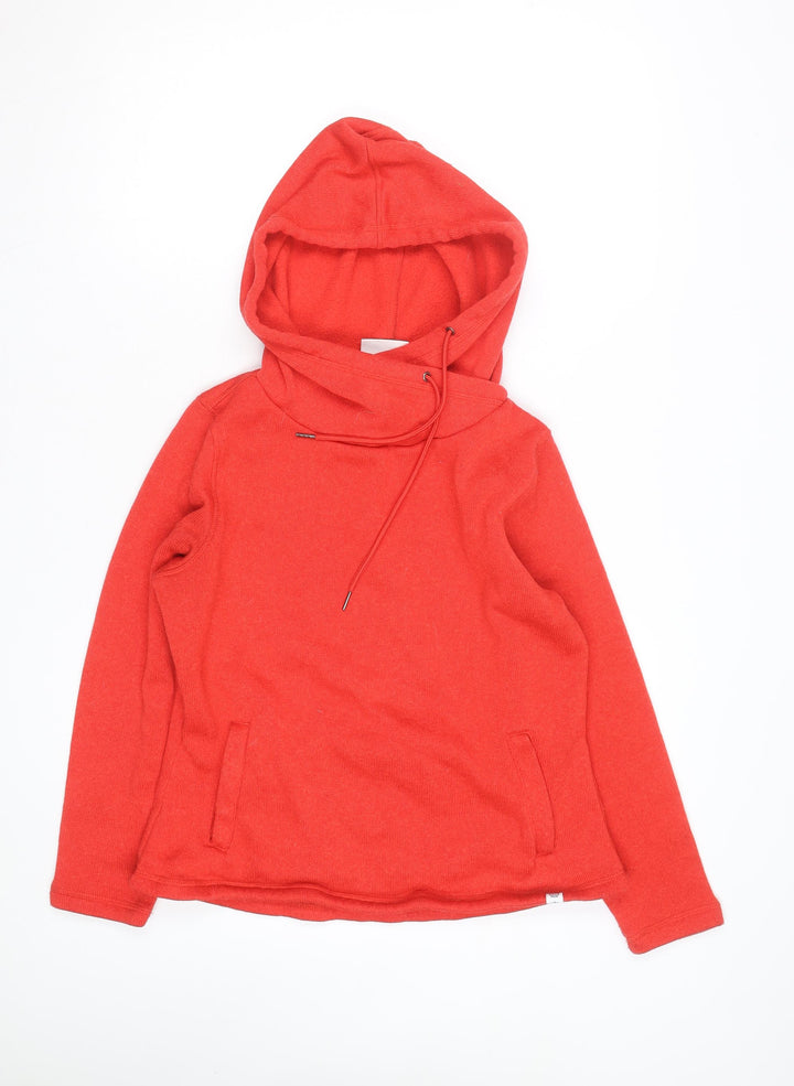 TOG24 Womens Red Pullover Hoodie Size 12 Polyester Fleece