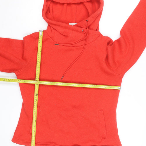 TOG24 Womens Red Pullover Hoodie Size 12 Polyester Fleece