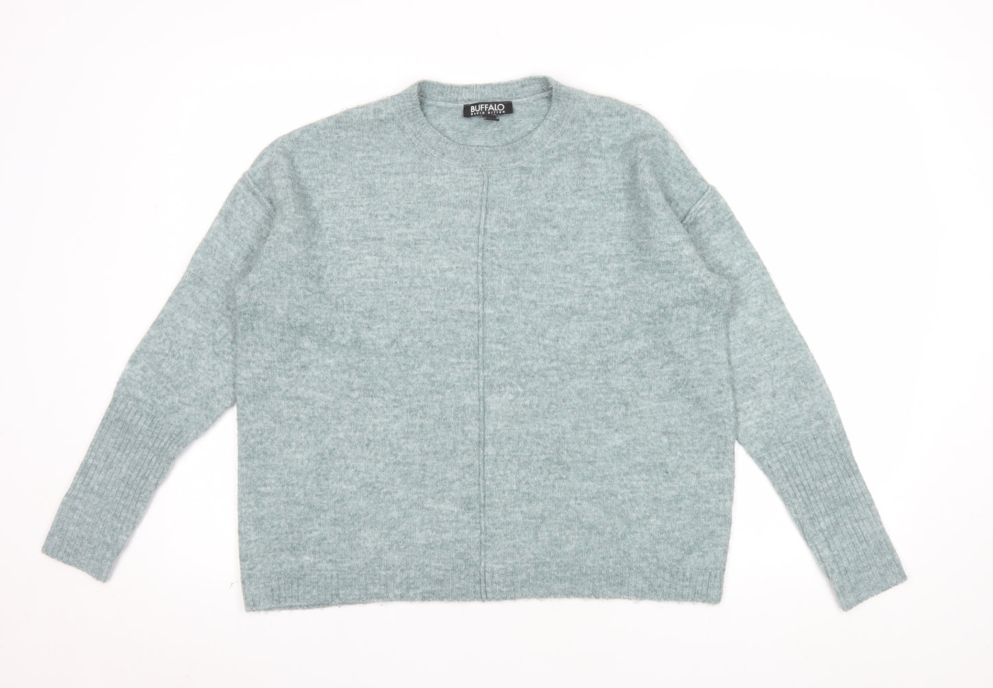 Buffalo David Bitton Women’s Green Knit Pullover Jumper Size S