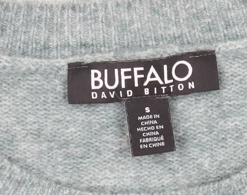 Buffalo David Bitton Women’s Green Knit Pullover Jumper Size S