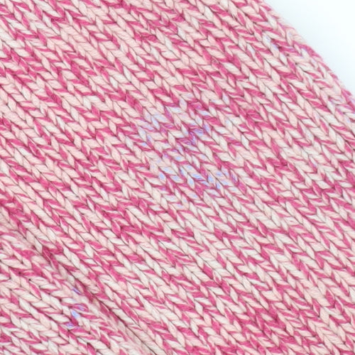 Next Women Pink Roll Neck Chunky Knit Jumper UK 12 Long Sleeve