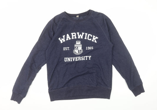 Salvage Men's Blue Warwick University Pullover Sweatshirt S