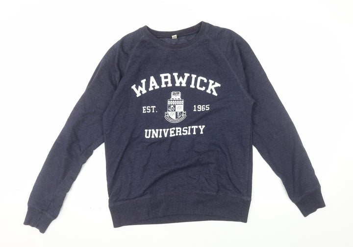 Salvage Men's Blue Warwick University Pullover Sweatshirt S