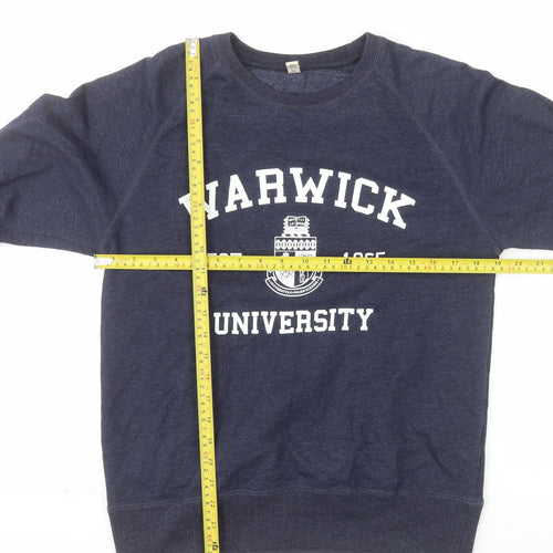 Salvage Men's Blue Warwick University Pullover Sweatshirt S
