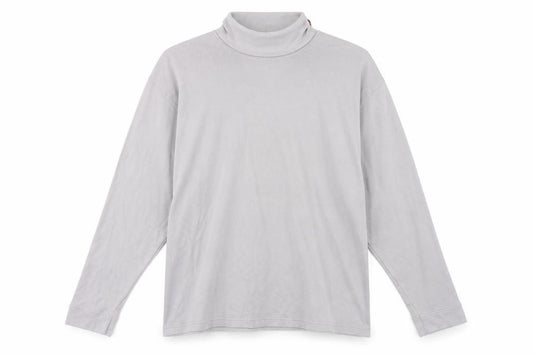 Front view of Colin Montgomerie Men's Grey Cotton Long Sleeve Pullover Sweatshirt L