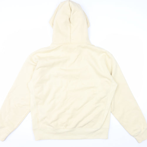 Uniqlo Men’s Beige Pullover Hoodie Fleece Lined Size M