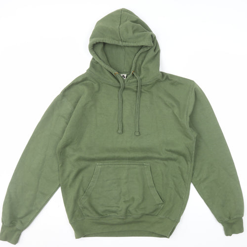 Club Classic Men's Green Pullover Hoodie Size M Regular Fit