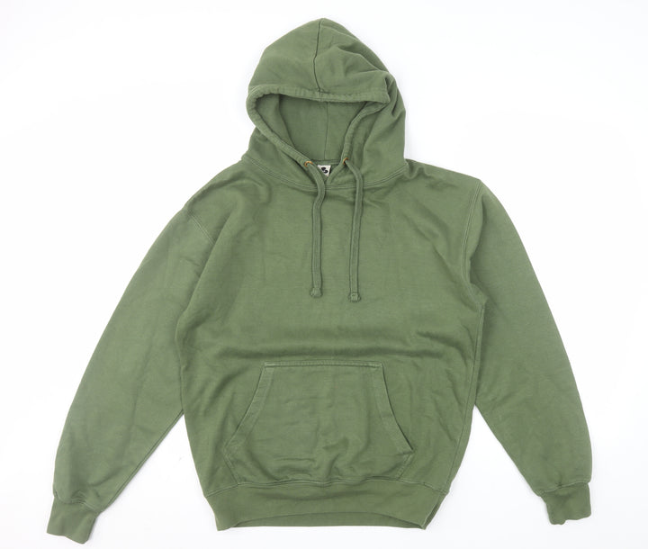 Club Classic Men's Green Pullover Hoodie Size M Regular Fit
