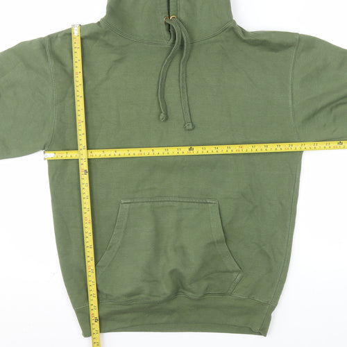 Club Classic Men's Green Pullover Hoodie Size M Regular Fit