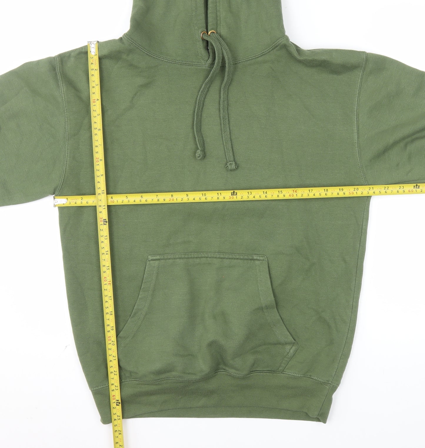 Club Classic Men's Green Pullover Hoodie Size M Regular Fit