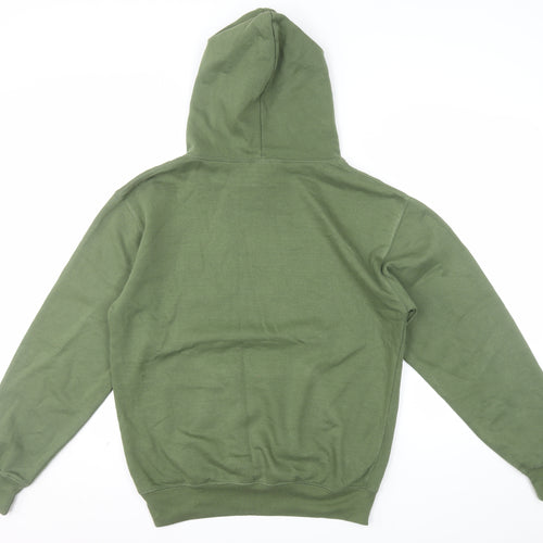 Club Classic Men's Green Pullover Hoodie Size M Regular Fit