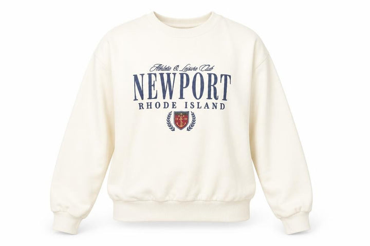 Hollister Womens Beige Newport Rhode Island Pullover Sweatshirt XS