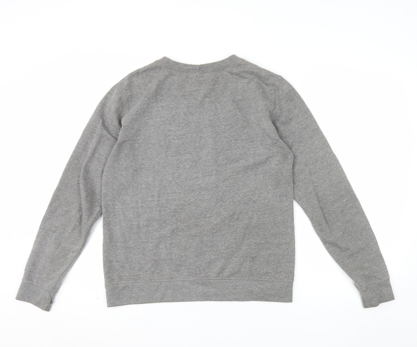 Batch1 Women's Grey Bee Happy Pullover Sweatshirt Size M