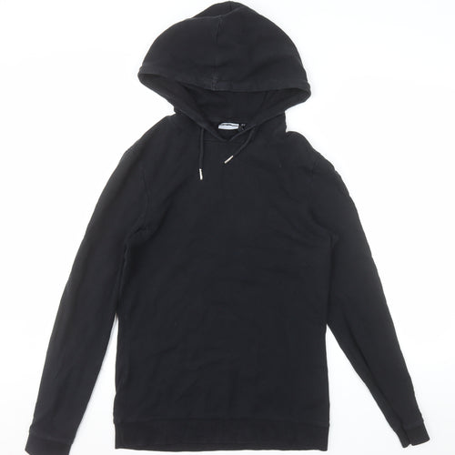 ASOS DESIGN Women's Black Pullover Hoodie Size M Cotton Blend