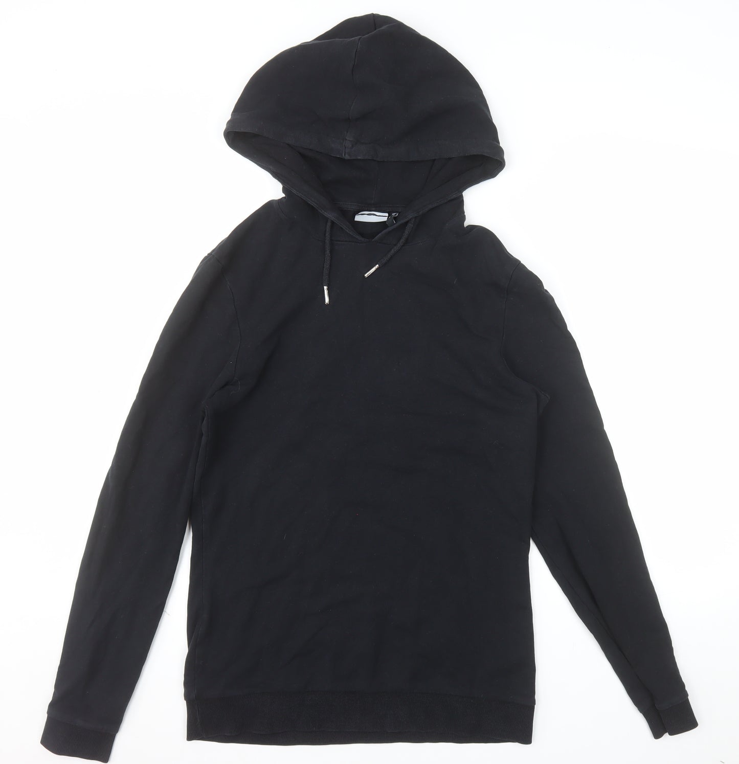 ASOS DESIGN Women's Black Pullover Hoodie Size M Cotton Blend