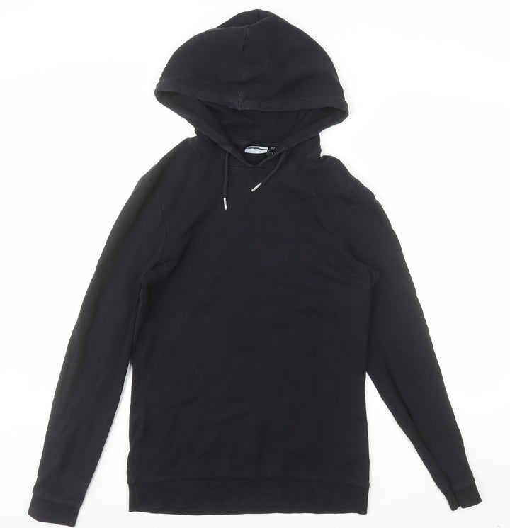 ASOS DESIGN Women's Black Pullover Hoodie Size M Cotton Blend
