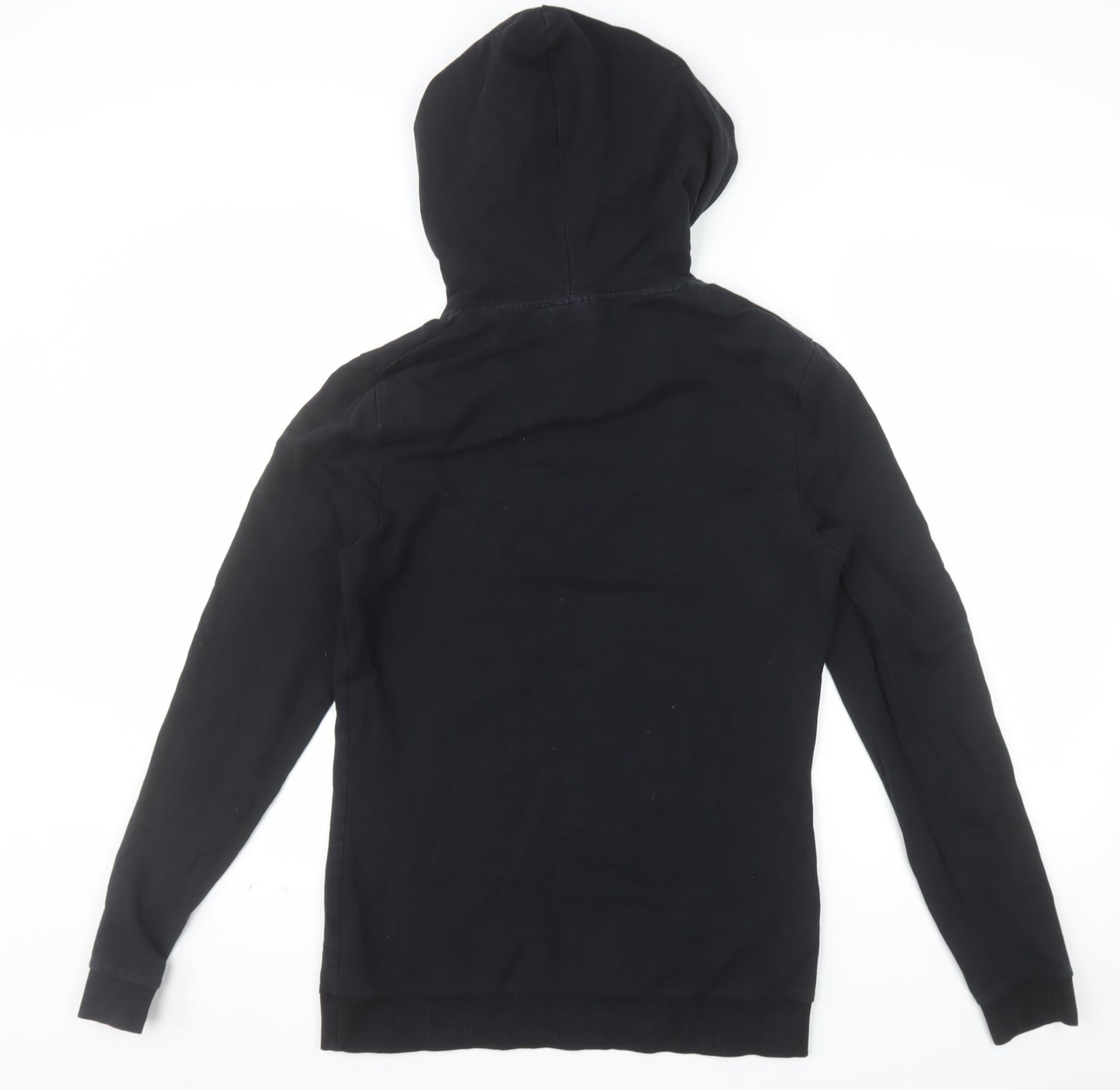 ASOS DESIGN Women's Black Pullover Hoodie Size M Cotton Blend