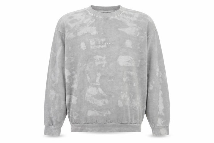 Topman Men’s Grey Zürich Graphic Pullover Sweatshirt Size S