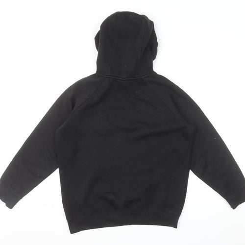 Bench Boys Black Yellow Colourblock Pullover Hoodie Age 13 Cotton Blend