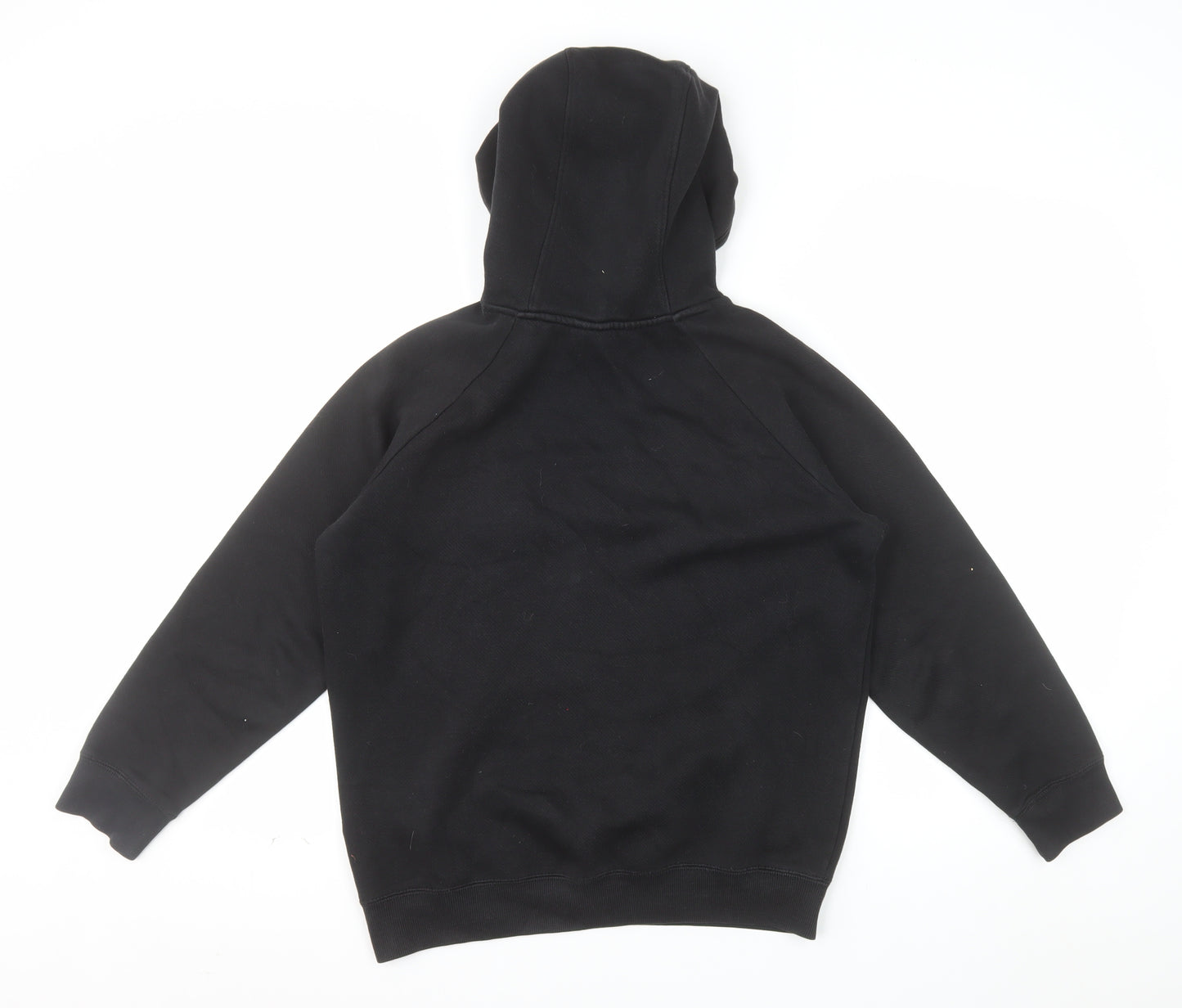 Bench Boys Black Yellow Colourblock Pullover Hoodie Age 13 Cotton Blend