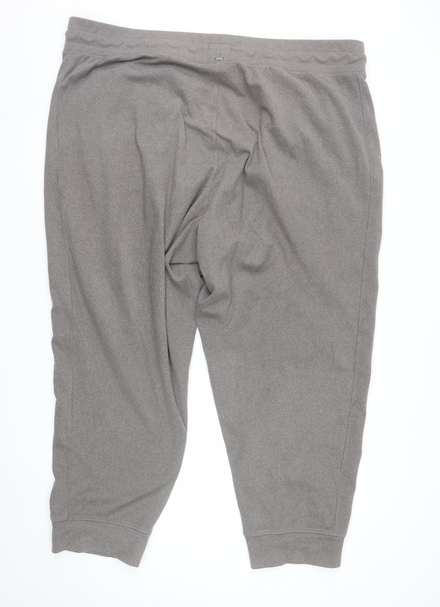 Next Womens Grey Jogger Trousers Size 26R Relaxed Fit Polyester Elastane