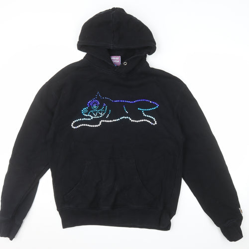 Icecream by Billionaire Boys Club Women Black M Pullover Hoodie Rhinestone Design