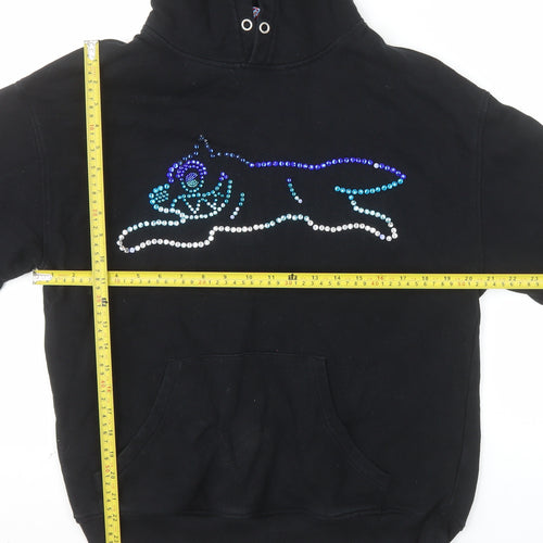Icecream by Billionaire Boys Club Women Black M Pullover Hoodie Rhinestone Design