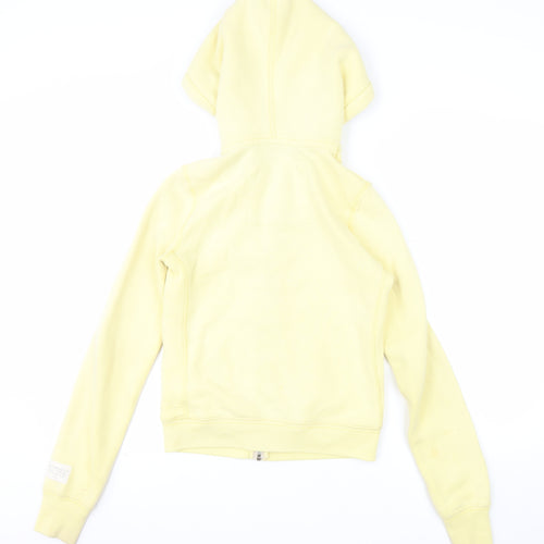 Abercrombie & Fitch Women's Yellow Full Zip Hoodie Size S