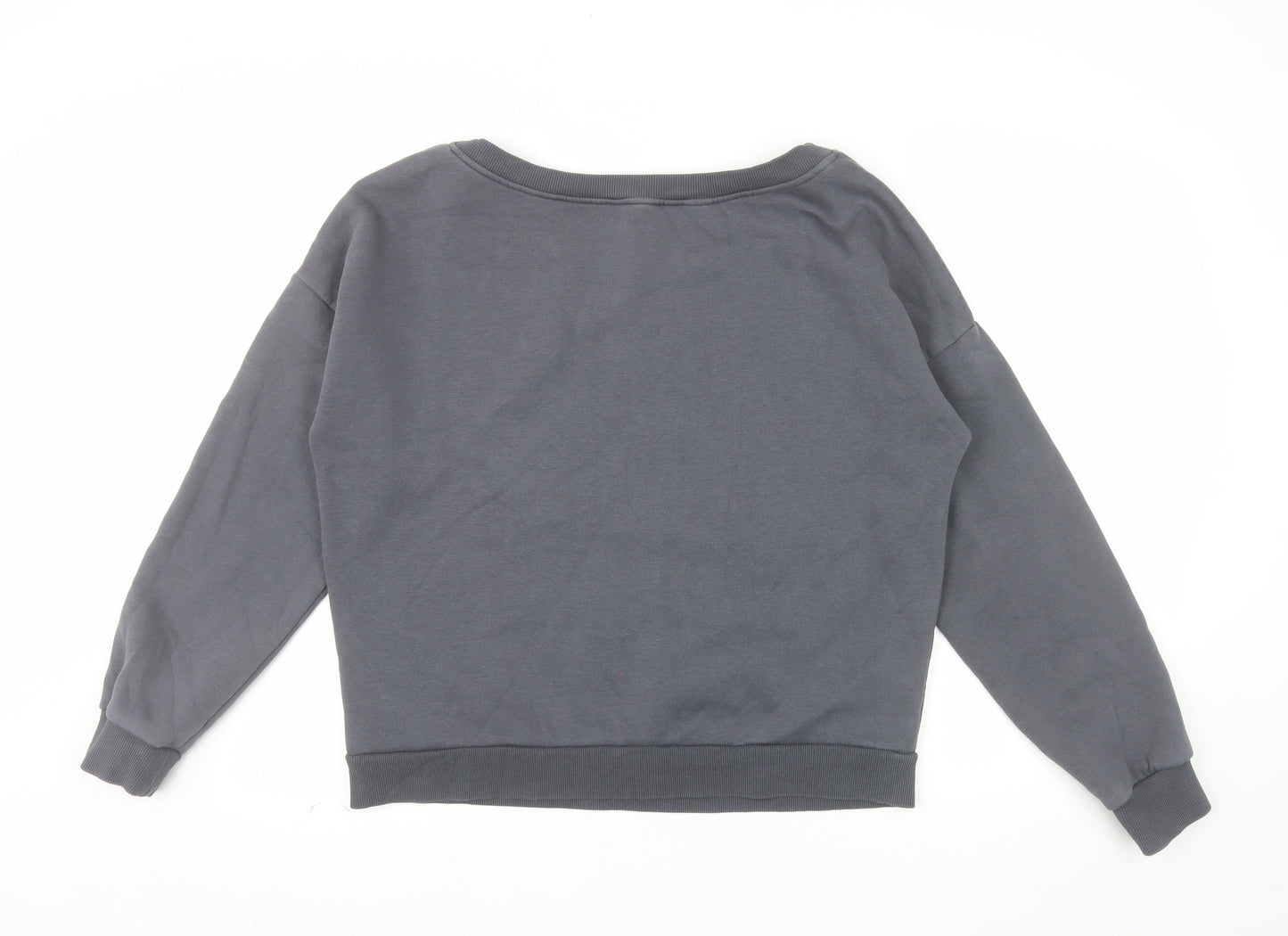 Nutmeg Women Grey Size 14 Pullover Sweatshirt Cotton Blend