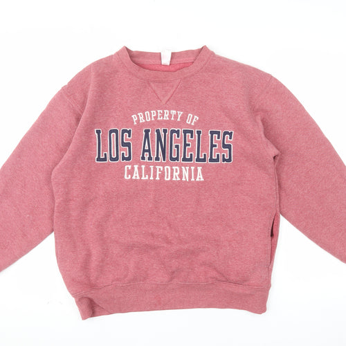 AC Sport Men's Red Los Angeles Crew Neck Sweatshirt Size S