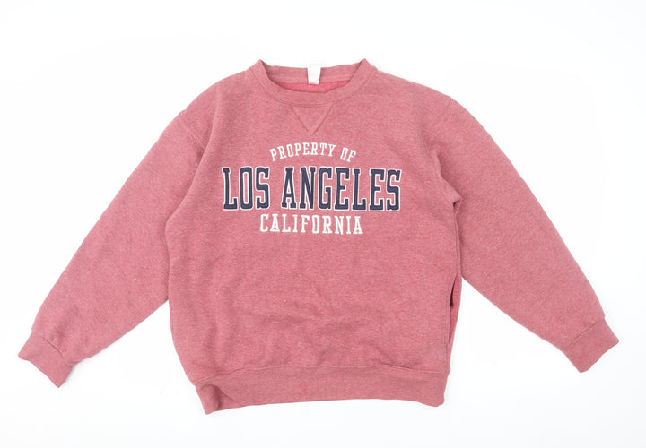 AC Sport Men's Red Los Angeles Crew Neck Sweatshirt Size S