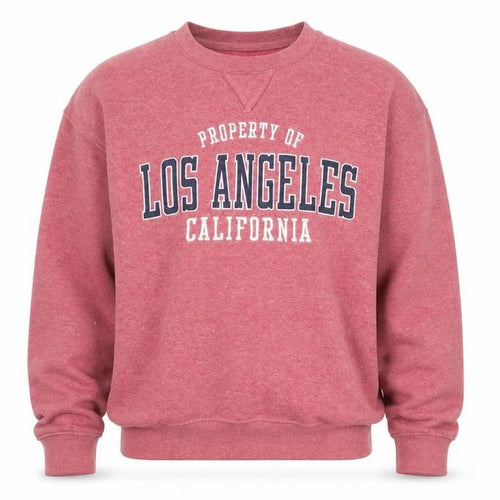 AC Sport Men's Red Los Angeles Crew Neck Sweatshirt Size S