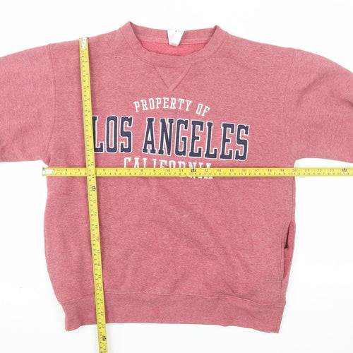 AC Sport Men's Red Los Angeles Crew Neck Sweatshirt Size S
