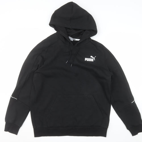 Puma Men's Black Pullover Hoodie M Regular Fit Sportswear