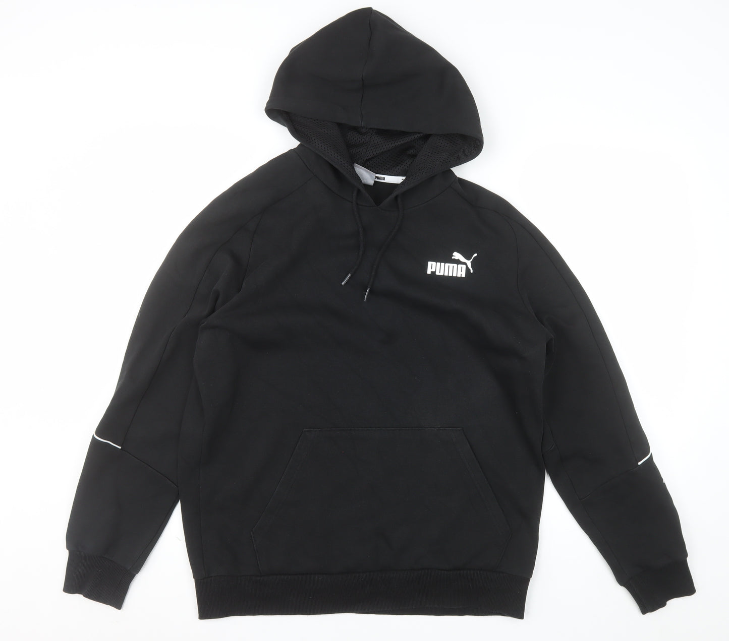 Puma Men's Black Pullover Hoodie M Regular Fit Sportswear