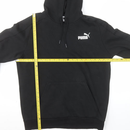 Puma Men's Black Pullover Hoodie M Regular Fit Sportswear