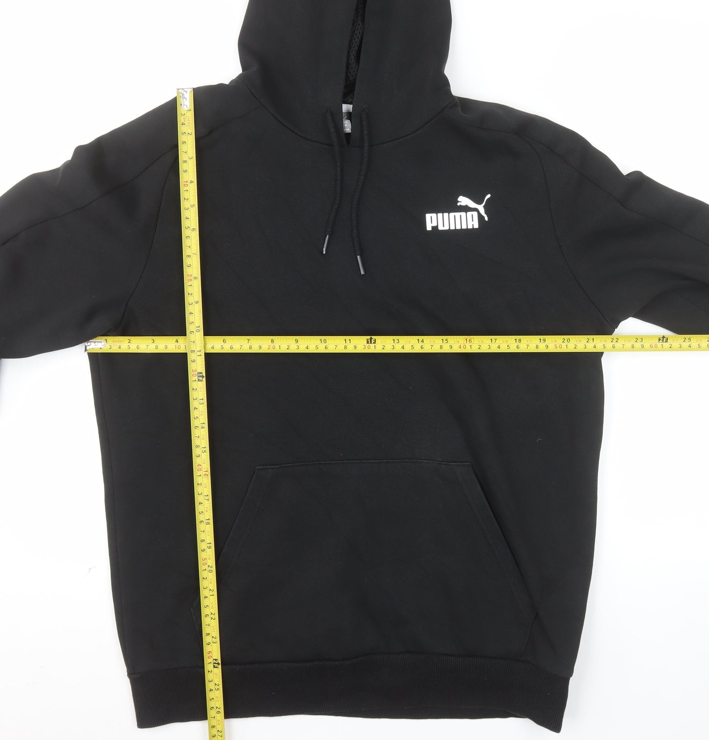 Puma Men's Black Pullover Hoodie M Regular Fit Sportswear