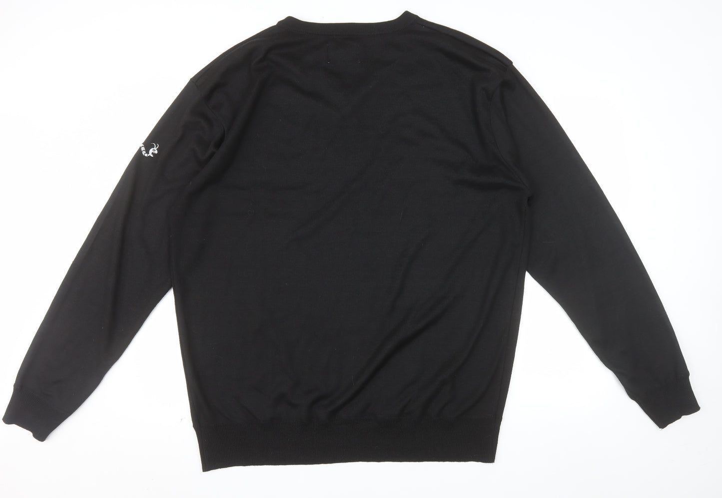 Woodworm Men’s Black 3XL V-Neck Golf Pullover Jumper