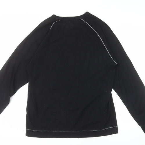 Jack & Jones Men's Black Olympic Games Pullover Sweatshirt M