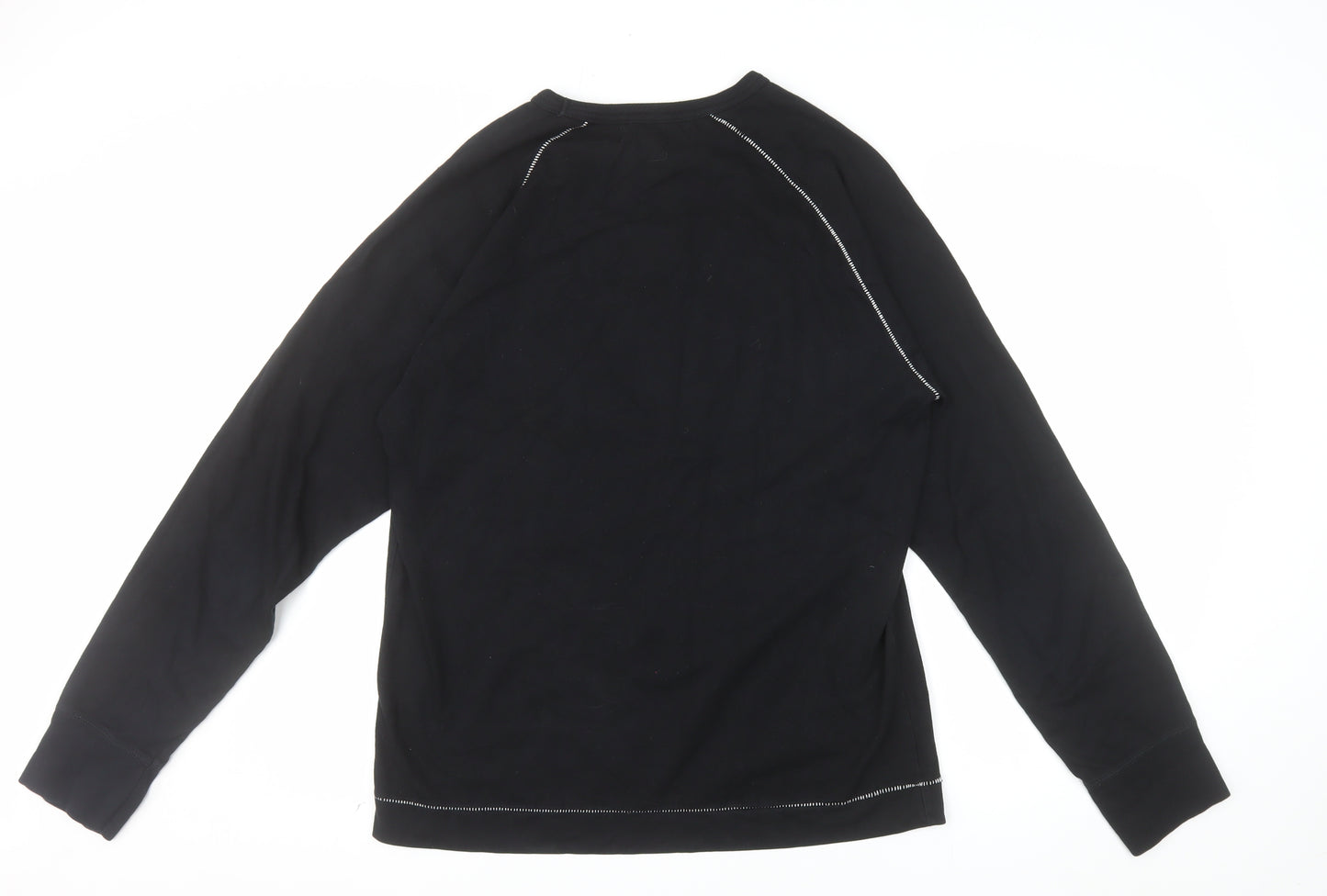 Jack & Jones Men's Black Olympic Games Pullover Sweatshirt M