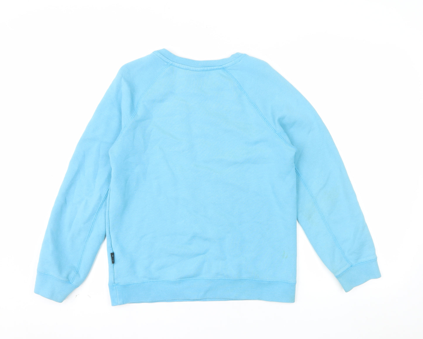 Nike Girls Blue Pullover Sweatshirt L 147-158cm Logo Graphic Fleece