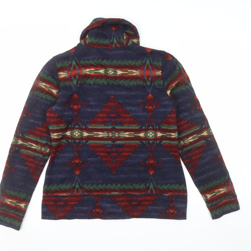 Lauren Ralph Lauren Women’s Multicoloured Aztec Cardigan Hoodie M Cotton Blend